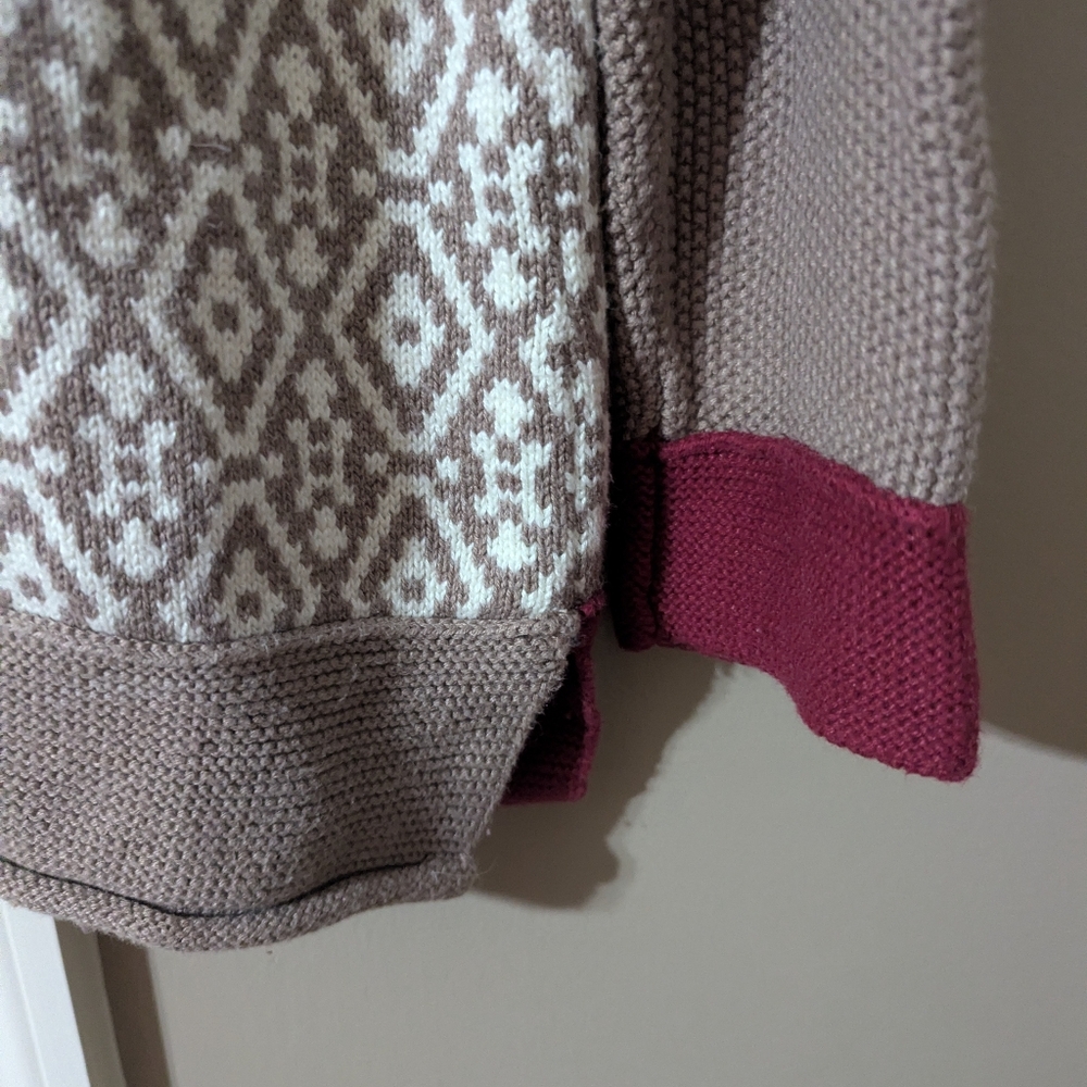 Coldwater Creek Medium Multicolor Patchwork Cowl … - image 5